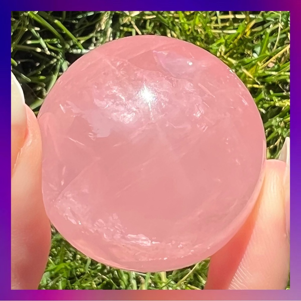 Star Rose Quartz Sphere